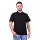 Polo T-Shirt Pike Kumaş Kısa Kol Siyah