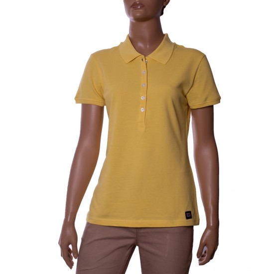 Polo T-Shirt Pike Kumaş Kısa Kol Sarı